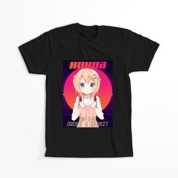 Koszulka Czarna - Is the Order a Rabbit?  - WYBIERZ KOLOR KOSZULKI I FASON