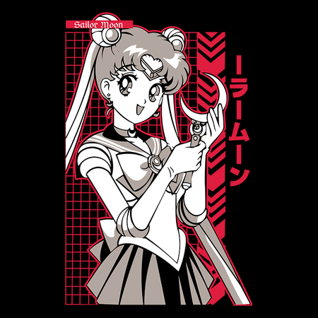 Koszulka Biała - Czarodziejka z księżyca / Sailor Moon - WYBIERZ KOLOR KOSZULKI I FASON