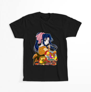 Koszulka Czarna Rurouni Kenshin WYBIERZ KOLOR KOSZULKI I FASON