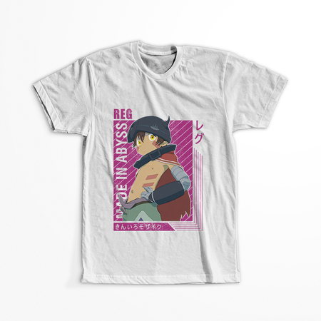 Koszulka Biała Made in Abyss - WYBIERZ KOLOR KOSZULKI I FASON