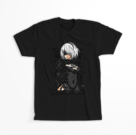 Koszulka Czarna NieR - WYBIERZ KOLOR KOSZULKI I FASON