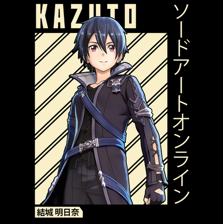 Koszulka Czarna Sword Art Online WYBIERZ KOLOR KOSZULKI I FASON