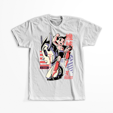 Koszulka Biała - Astro Boy - WYBIERZ KOLOR KOSZULKI I FASON