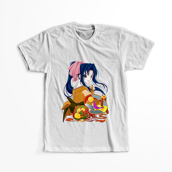 Koszulka Biała Rurouni Kenshin WYBIERZ KOLOR KOSZULKI I FASON