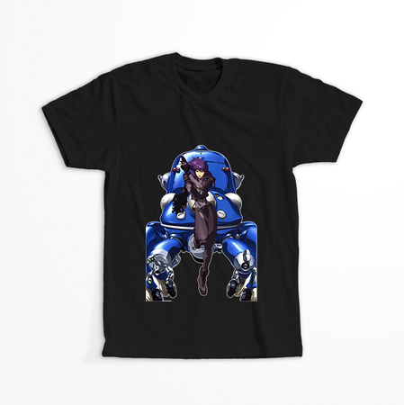 Koszulka Czarna Ghost in the Shell - WYBIERZ KOLOR KOSZULKI I FASON