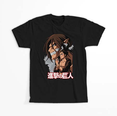 Koszulka Czarna Attack on titan WYBIERZ KOLOR KOSZULKI I FASON