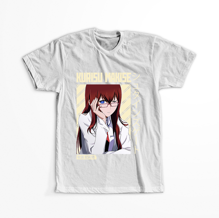 Koszulka Biała - Steins;Gate - WYBIERZ KOLOR KOSZULKI I FASON