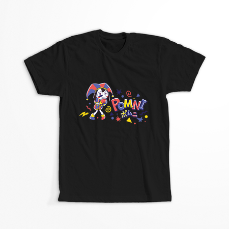 Koszulka Czarna The Amazing Digital Circus / Obłędny Cyfrowy Cyrk - WYBIERZ KOLOR KOSZULKI I FASON