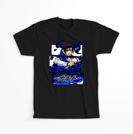 Koszulka Czarna Naruto / Boruto - WYBIERZ KOLOR KOSZULKI I FASON