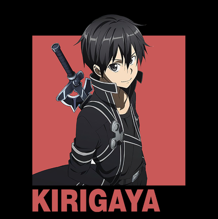 Koszulka Czarna Sword Art Online WYBIERZ KOLOR KOSZULKI I FASON