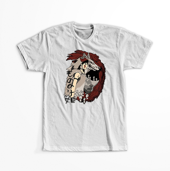Koszulka Biała - Princess Mononoke - WYBIERZ KOLOR KOSZULKI I FASON