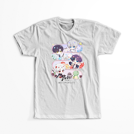 Koszulka Biała - Love and Deepspace - WYBIERZ KOLOR KOSZULKI I FASON