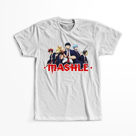 Koszulka Biała - MASHLE - WYBIERZ KOLOR KOSZULKI I FASON