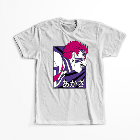 Koszulka Biała Demon Slayer / Kimetsu no Yaiba / Miecz zabójcy demonów - WYBIERZ KOLOR KOSZULKI I FASON