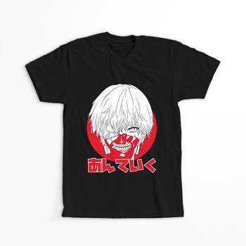 Koszulka Czarna Tokyo Ghoul - WYBIERZ KOLOR KOSZULKI I FASON