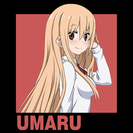 Koszulka Czarna Himoto! Umaru-chan WYBIERZ KOLOR KOSZULKI I FASON