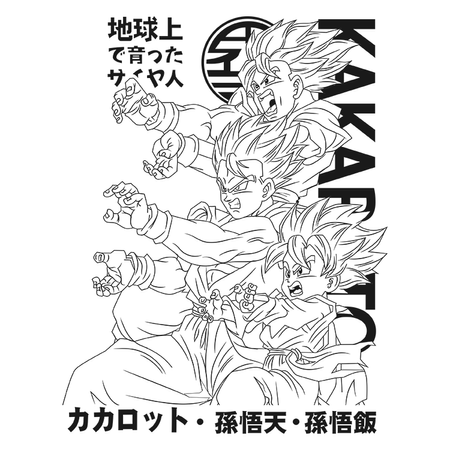 Koszulka Biała Dragon Ball - WYBIERZ KOLOR KOSZULKI I FASON