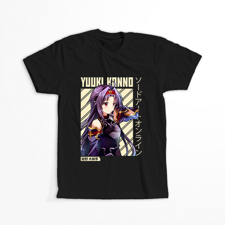 Koszulka Czarna Sword Art Online WYBIERZ KOLOR KOSZULKI I FASON