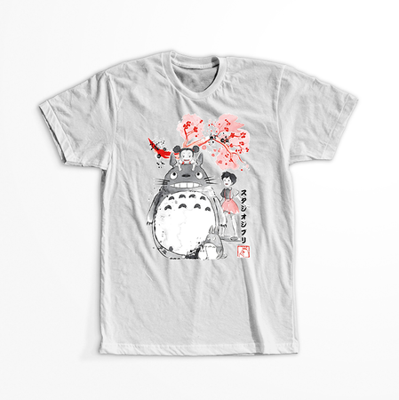 Koszulka Biała My Neighbor Totoro / Mój sąsiad Totoro - WYBIERZ KOLOR KOSZULKI I FASON