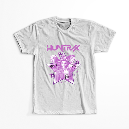 Koszulka Biała KPop Demon Hunters WYBIERZ KOLOR KOSZULKI I FASON