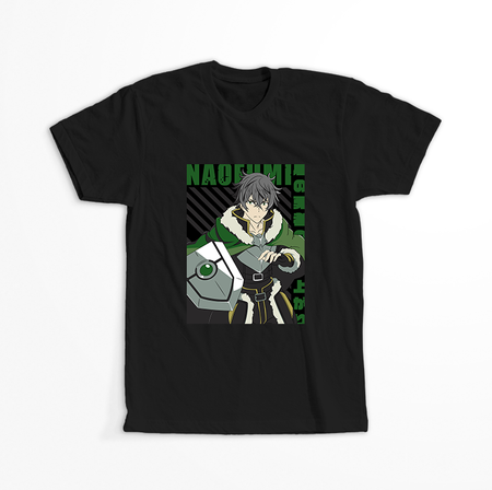 Koszulka Czarna - The Rising of the Shield Hero - WYBIERZ KOLOR KOSZULKI I FASON