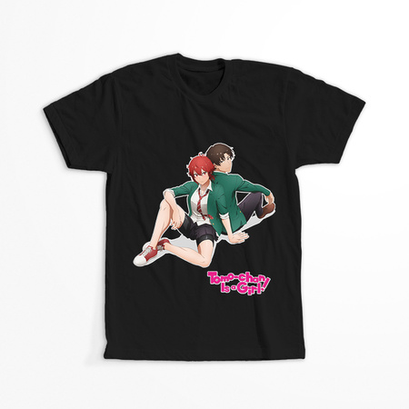 Koszulka Czarna Tomo-chan is a girl WYBIERZ KOLOR KOSZULKI I FASON