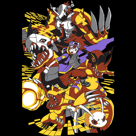 Koszulka Czarna - Digimon - WYBIERZ KOLOR KOSZULKI I FASON