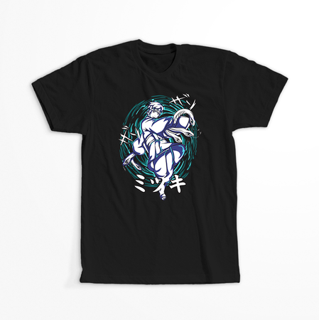 Koszulka Czarna Naruto / Boruto - WYBIERZ KOLOR KOSZULKI I FASON