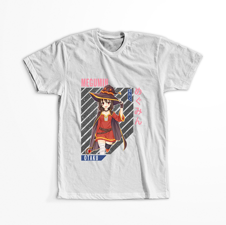 Koszulka Biała KonoSuba: God's Blessing on This Wonderful World! / Kono Subarashii Sekai ni Shukufuku wo! - WYBIERZ KOLOR KOSZULKI I FASON