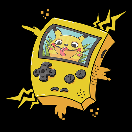 Koszulka Czarna - Pokemon - WYBIERZ KOLOR KOSZULKI I FASON