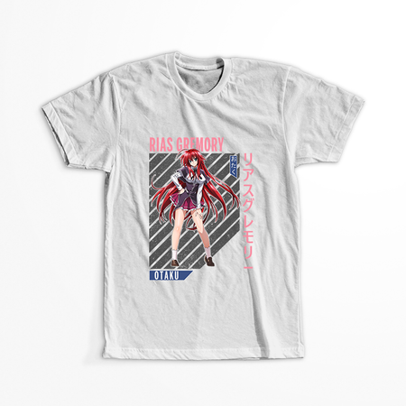 Koszulka Biała Highschool DxD - WYBIERZ KOLOR KOSZULKI I FASON