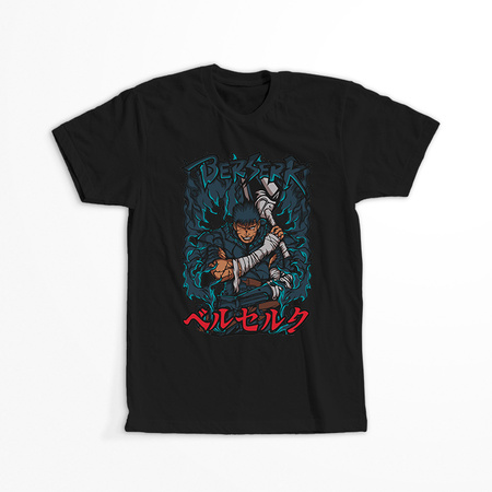 Koszulka Czarna - Berserk - WYBIERZ KOLOR KOSZULKI I FASON