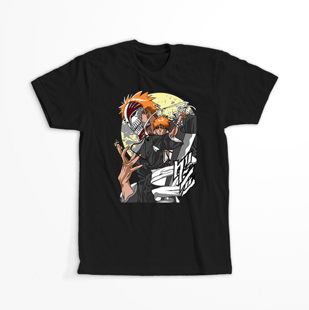 Koszulka Czarna Bleach - WYBIERZ KOLOR KOSZULKI I FASON