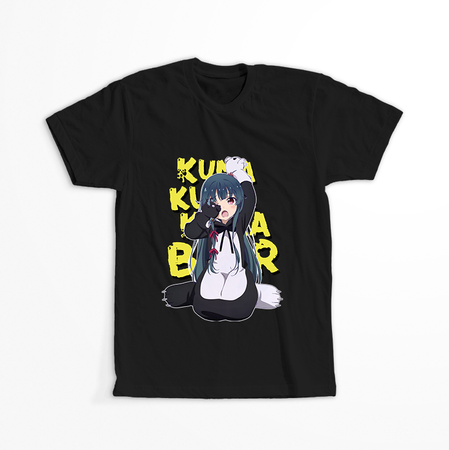 Koszulka Czarna Kuma Kuma Kuma Bear - WYBIERZ KOLOR KOSZULKI I FASON