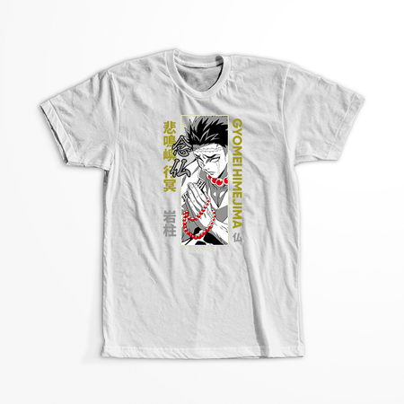 Koszulka Biała Demon Slayer / Kimetsu no Yaiba / Miecz zabójcy demonów - WYBIERZ KOLOR KOSZULKI I FASON