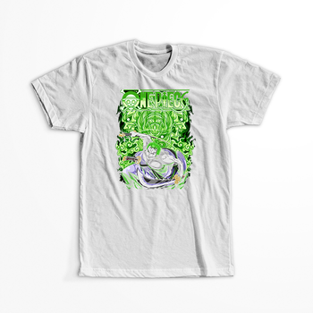 Koszulka Biała One Piece - WYBIERZ KOLOR KOSZULKI I FASON