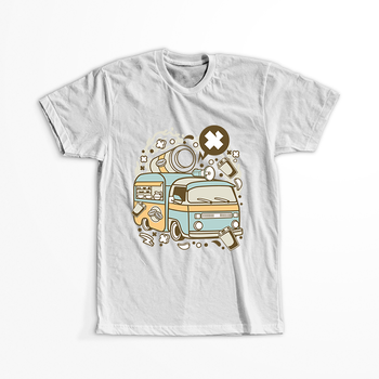 Koszulka Food truck WYBIERZ KOLOR KOSZULKI I FASON