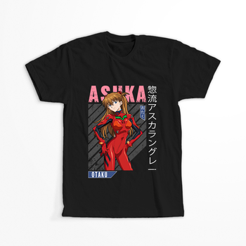 Koszulka Czarna Neon Genesis Evangelion - WYBIERZ KOLOR KOSZULKI I FASON