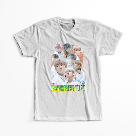 Koszulka Biała - EXO - WYBIERZ KOLOR KOSZULKI I FASON