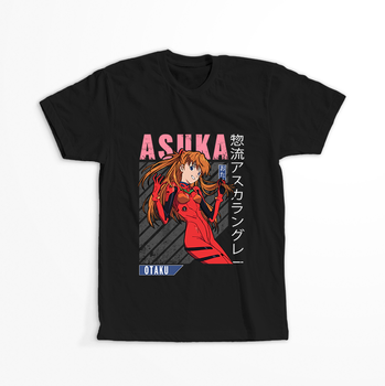 Koszulka Czarna Neon Genesis Evangelion - WYBIERZ KOLOR KOSZULKI I FASON