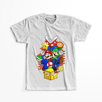 Koszulka Super Mario Bros. WYBIERZ KOLOR KOSZULKI I FASON