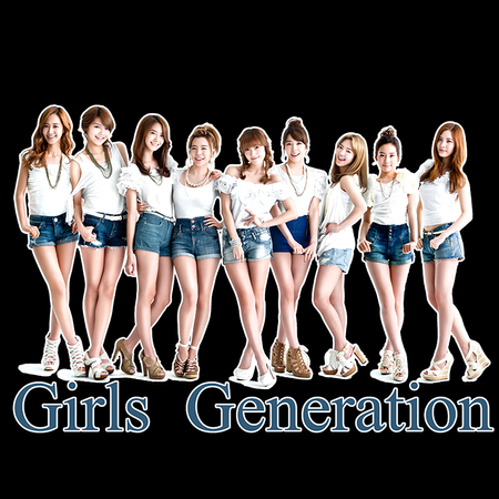 Koszulka Czarna Girls' Generation WYBIERZ KOLOR KOSZULKI I FASON