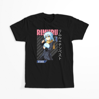 Koszulka Czarna Tensei Shitara Slime Datta Ken - WYBIERZ KOLOR KOSZULKI I FASON