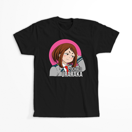 Koszulka Czarna My Hero Academia / Akademia bohaterów - WYBIERZ KOLOR KOSZULKI I FASON