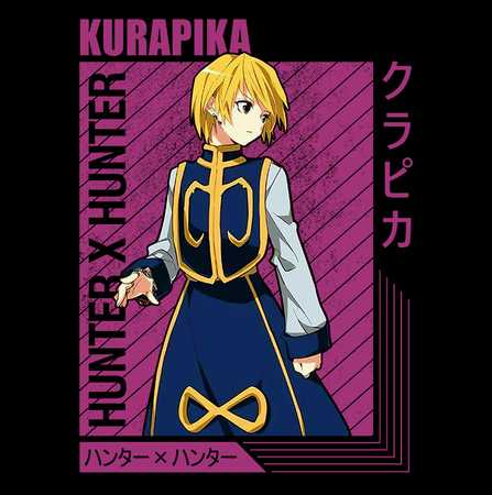 Koszulka Biała Hunter x Hunter WYBIERZ KOLOR KOSZULKI I FASON