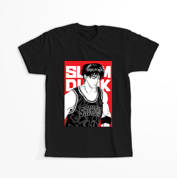 Koszulka Czarna Slam Dunk WYBIERZ KOLOR KOSZULKI I FASON