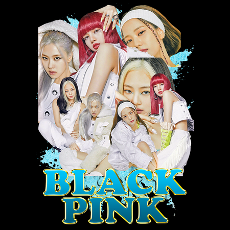 Koszulka Czarna BlackPink WYBIERZ KOLOR KOSZULKI I FASON