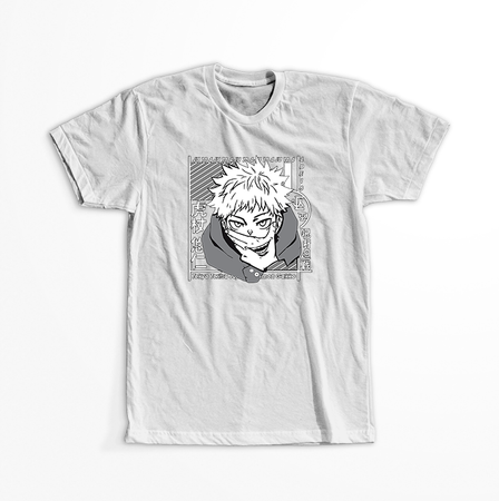Koszulka Biała Jujutsu Kaisen - WYBIERZ KOLOR KOSZULKI I FASON