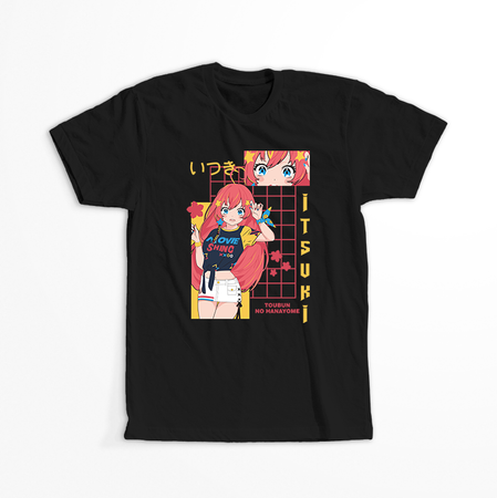 Koszulka Czarna - The Quintessential Quintuplet  - WYBIERZ KOLOR KOSZULKI I FASON