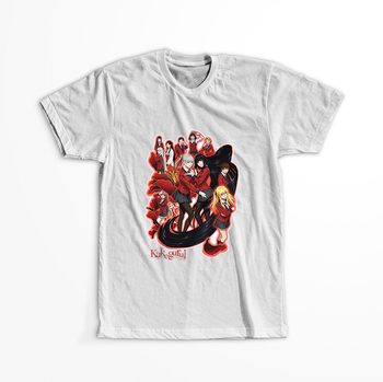 Koszulka Biała - Kakegurui - WYBIERZ KOLOR KOSZULKI I FASON